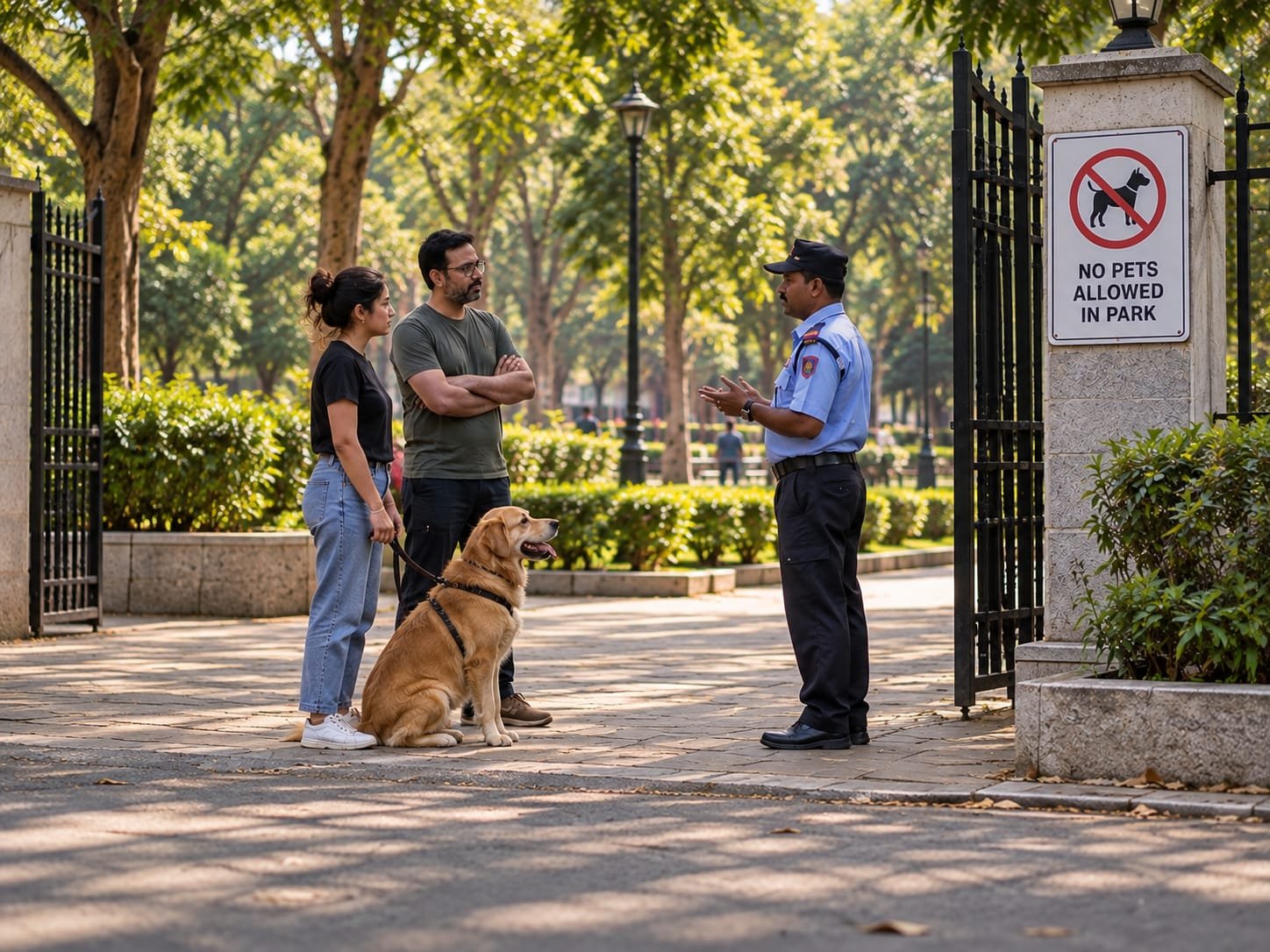 Citizens and pets at a Pet Friendly City community event